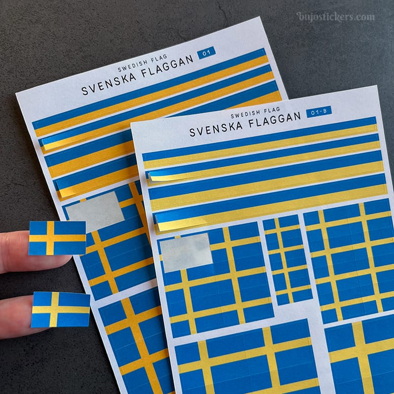 Stickers – Svenska flaggan