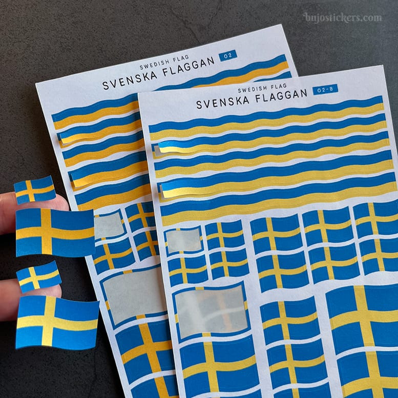 Stickers – Svenska flaggan