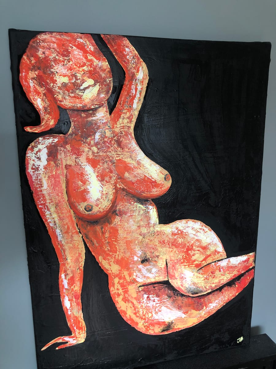 Tavla - lady on fire