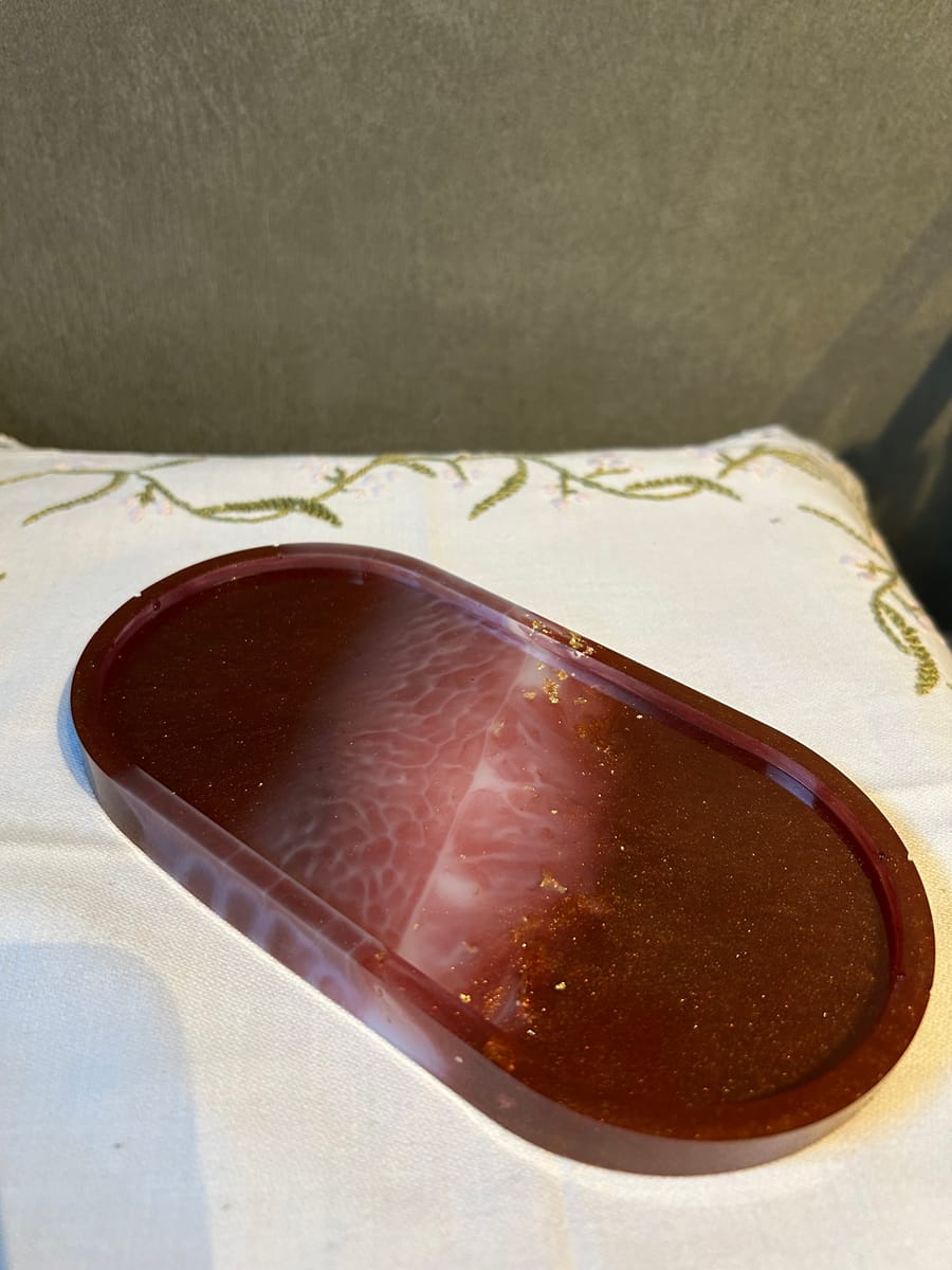 Rödvin - trinket tray