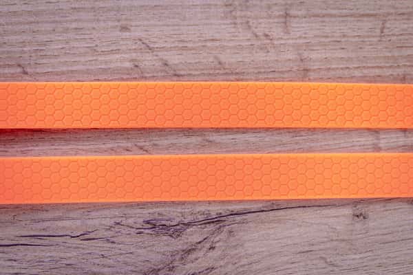 Hexa Neon-orange hundkoppel med Twist-Lock karbinhake, 20 mm