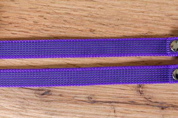 Lila Antiglidkoppel med Twist-Lock karbinhake, 20 mm