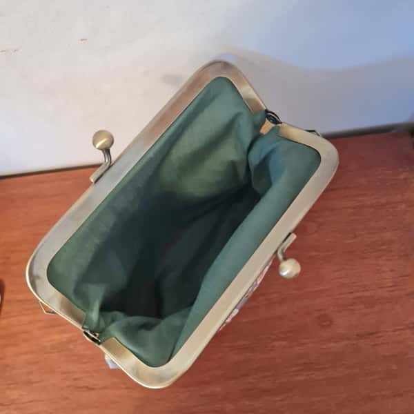 Unik pouch av japanskt kimonotyg