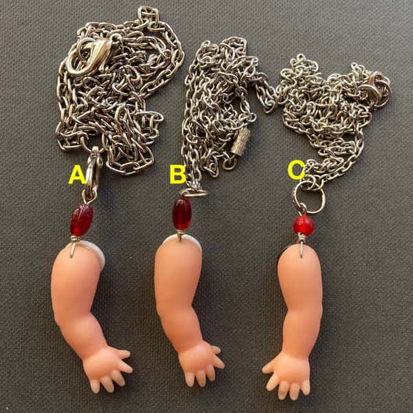 Halsband av återbruk – dockarm