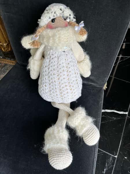 Ängel virkade docka 52cm