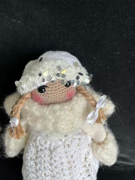 Ängel virkade docka 52cm