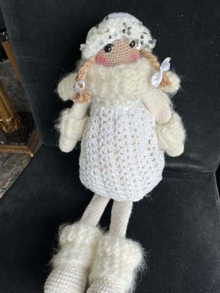 Ängel virkade docka 52cm
