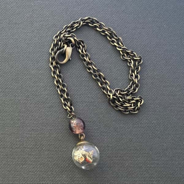 Halsband av återbruk – blombägarlav