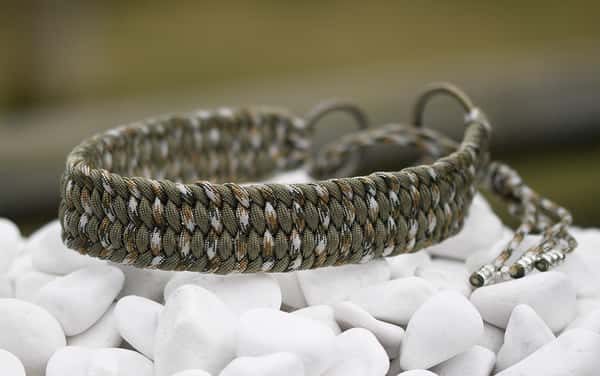 Halsband 48 cm i Khaki & Front Range Camo