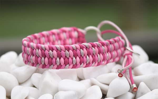 Halsband 40 cm i Fuchsia, Fairy Princess, Ballet Pink & Bubble Gum Pink
