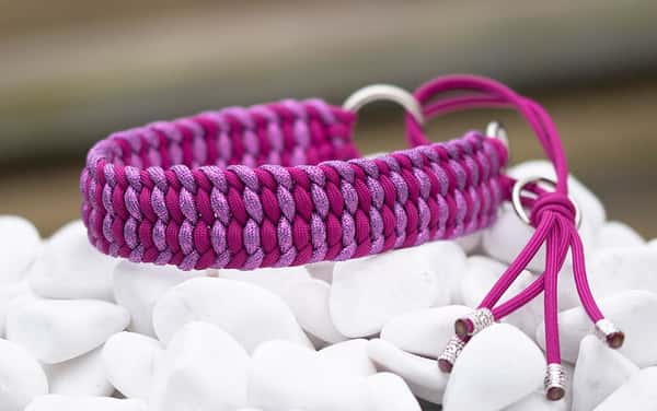 Halsband 36 cm i Berry Purple & Glazed Donut