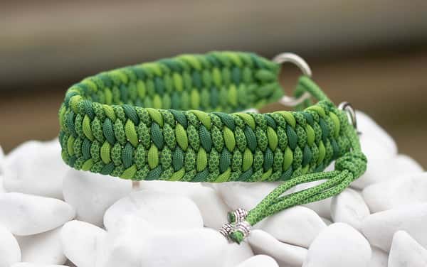 Halsband 33 cm i Leaf Green & Greenstone Diamonds, Greenstone, Leaf Green