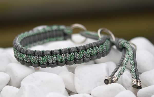 Halsband 28 cm i Charcoal Grey & Winter Mountain