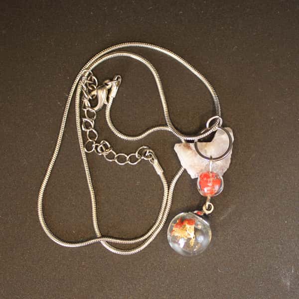 Halsband av återbruk – blombägarlav
