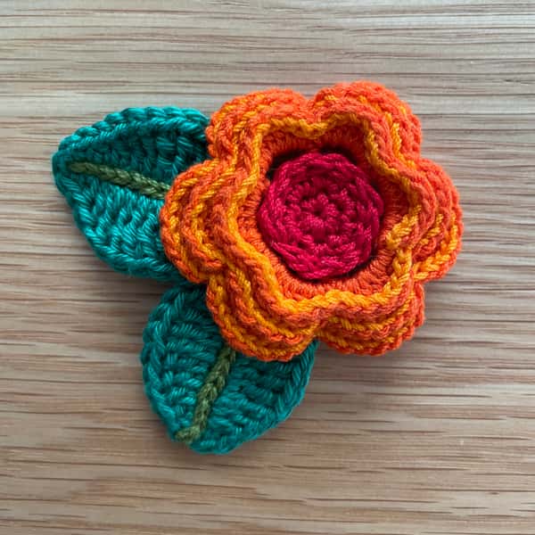 Brosch - blomma