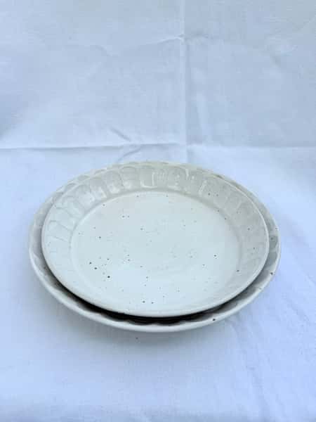 Skål/fat med mönsterkant