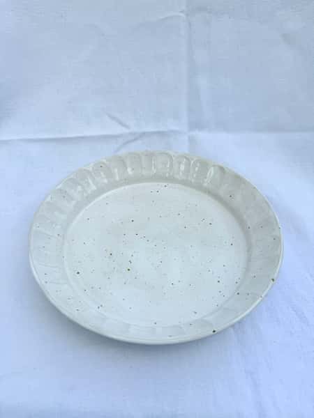 Skål/fat med mönsterkant
