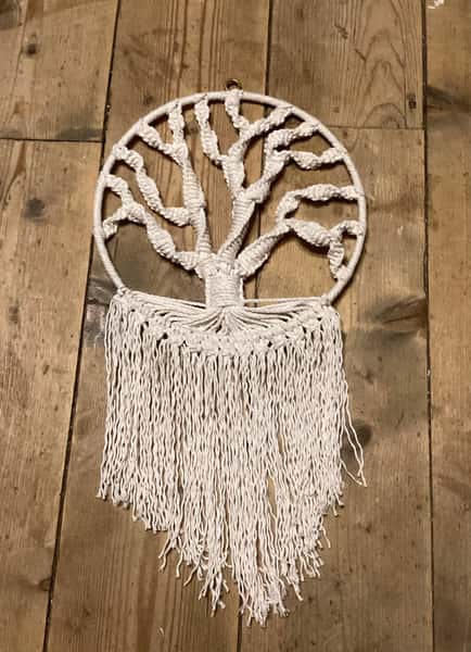 Makramé tree of life