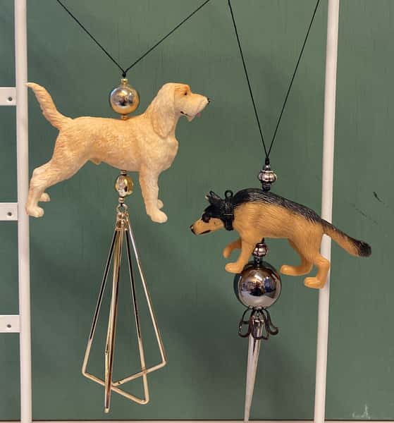 Pynt / julgranspynt – hundar / stövare / schäfer