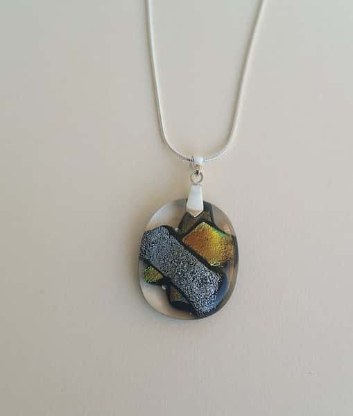 Dichroic Glas Smycke Hängen