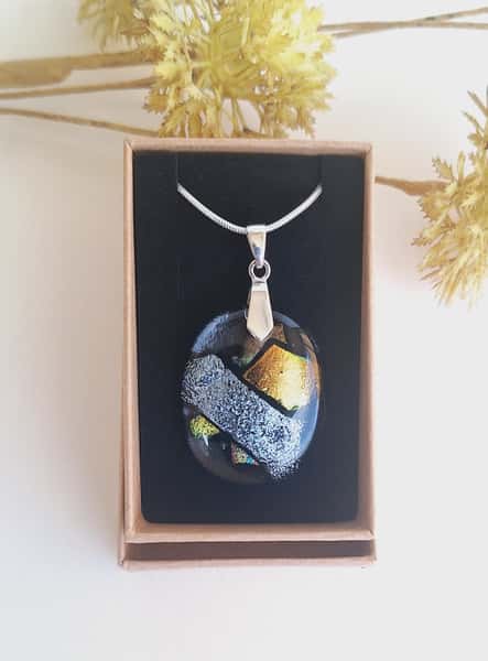 Dichroic Glas Smycke Hängen
