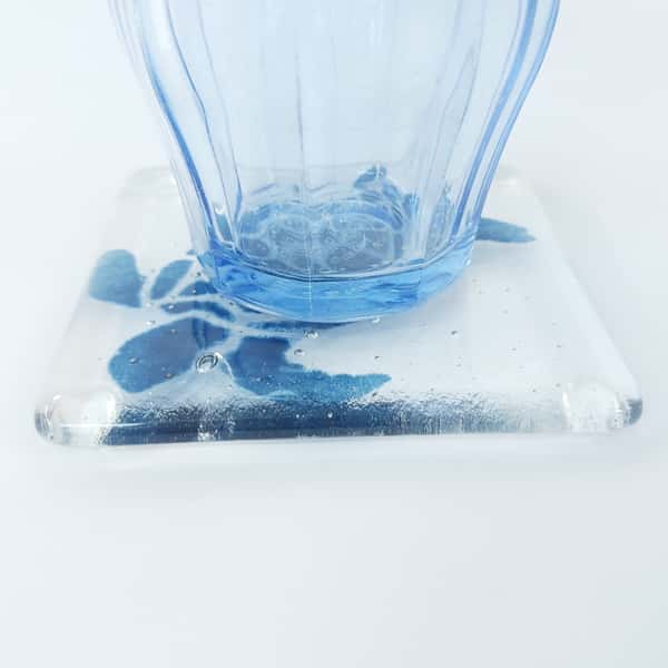 Glasunderlägg med En Karibisk Sköldpadda