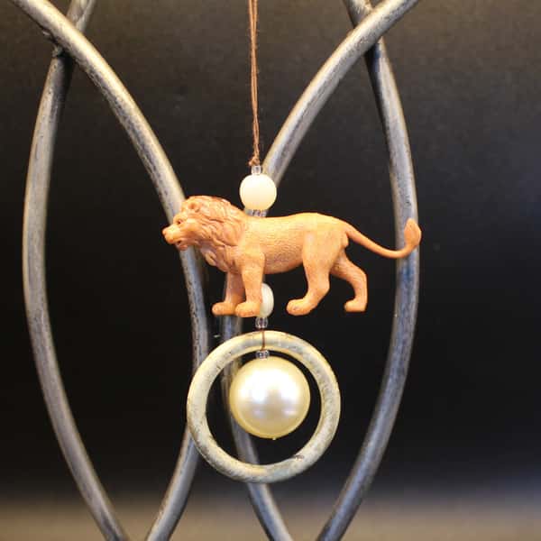 Pynt / julgransdekoration – kattdjur: leopard / lejon / tiger