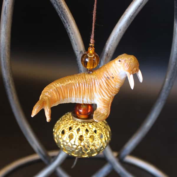 Pynt / julgranspynt – valross / sjölejon / säl