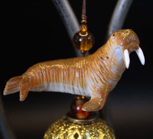 Pynt / julgranspynt – valross / sjölejon / säl