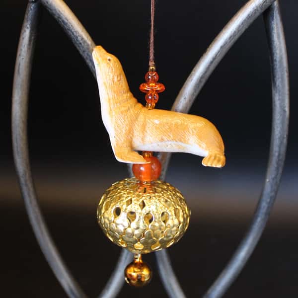 Pynt / julgranspynt – valross / sjölejon / säl