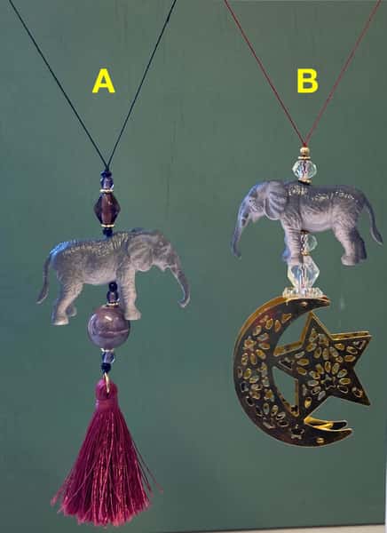 Pynt / julgransdekoration / ramadandekoration – elefant