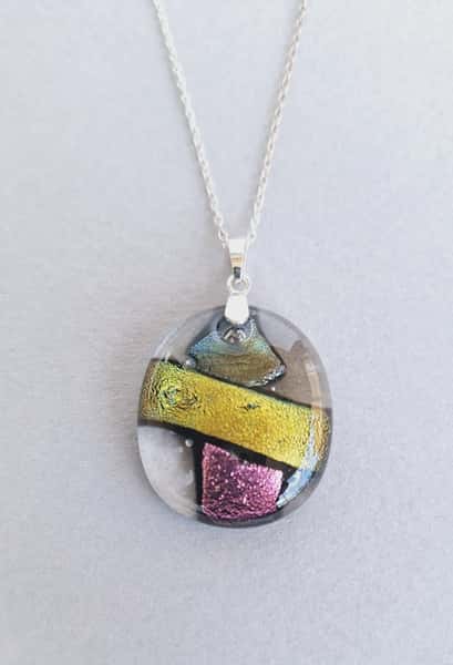 Dichroic Glas Smycke Hängen