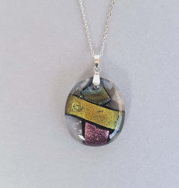 Dichroic Glas Smycke Hängen