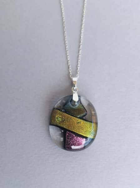 Dichroic Glas Smycke Hängen