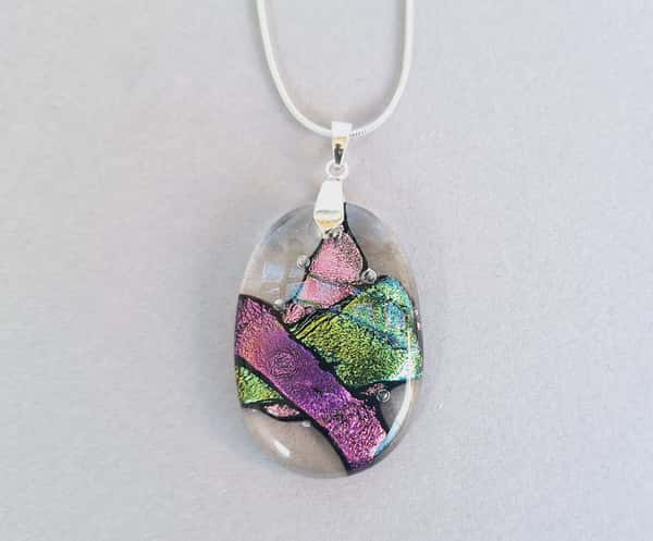 Dichroic Glas Smycke Hängen
