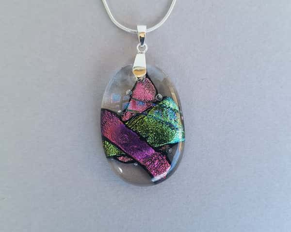 Dichroic Glas Smycke Hängen
