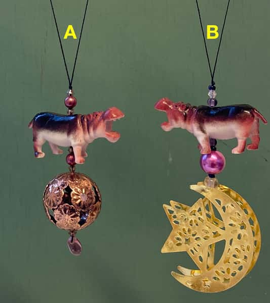 Pynt / julgransdekoration / ramadandekoration – flodhäst