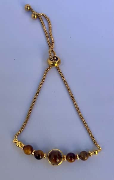 Elegant Armband med Tigeröga