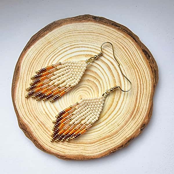 Fransörhängen Höstlöv Mini