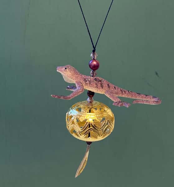 Pynt / julgransdekoration / ramadandekoration – ödlor