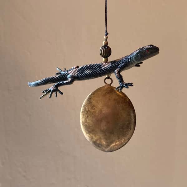 Pynt / julgransdekoration  – ödla