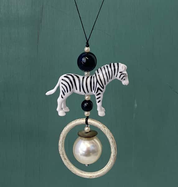 Pynt / julgransdekoration / ramadandekoration – zebra