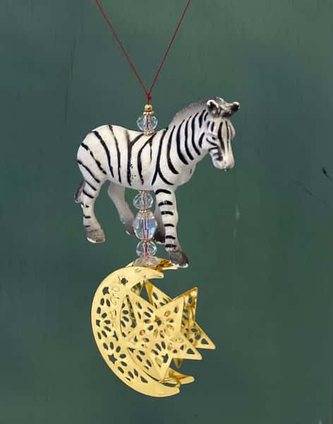 Pynt / julgransdekoration / ramadandekoration – zebra