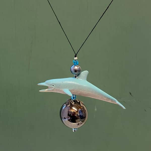Pynt / julgransdekoration – valar / delfin / sillval / knölval