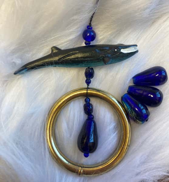 Pynt / julgransdekoration – valar / delfin / sillval / knölval