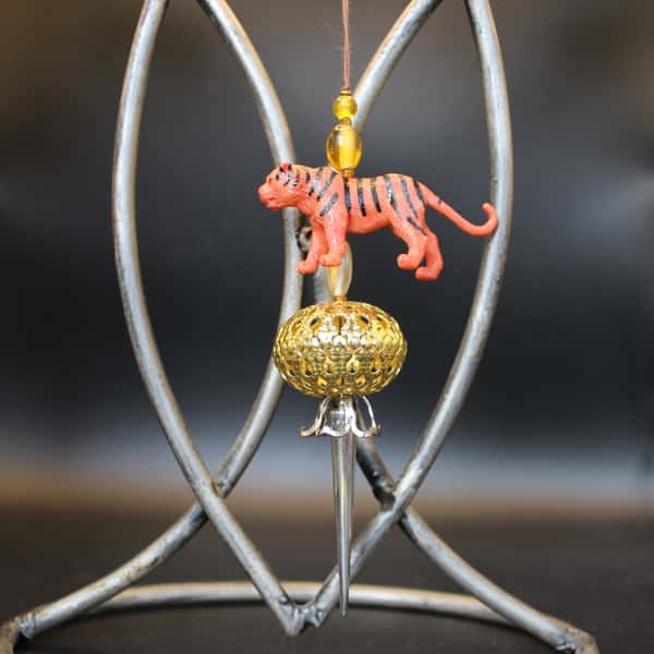 Pynt / julgransdekoration – kattdjur / tiger