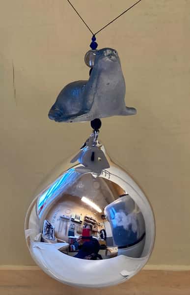 Pynt / julgransdekoration  – säl / sjölejon