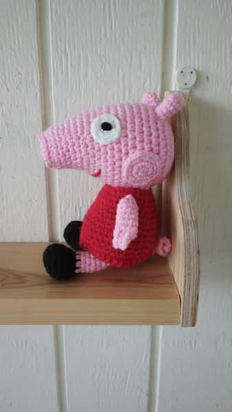 Greta Gris amigurumi 15cm