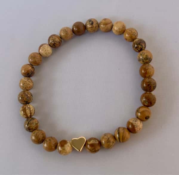 Armband med bruna jaspis