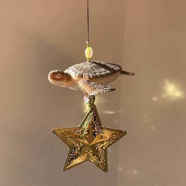 Pynt / julgransdekoration  – sköldpadda